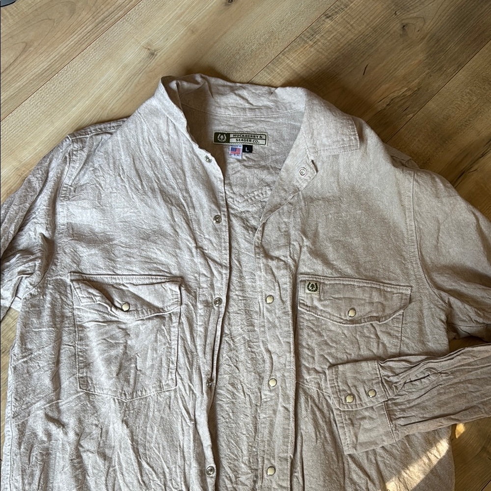 Huckberry x Seager Pearl Snap Button Shirt